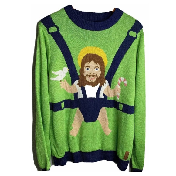 baby jesus christmas sweater